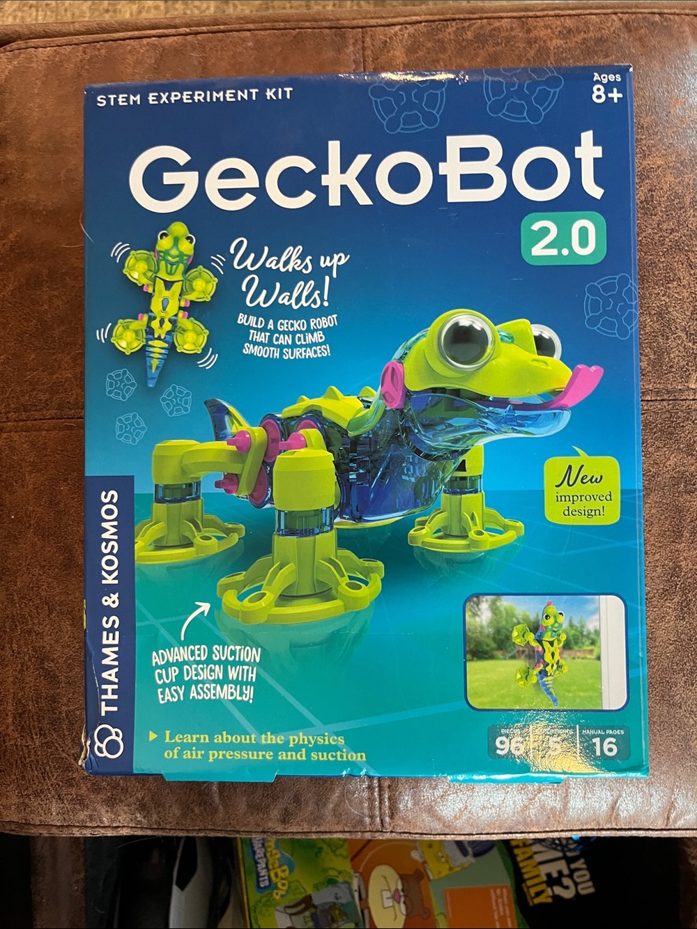 GeckoBot 2.0 STEM Kit for Kids — Green Gecko Robot Toy